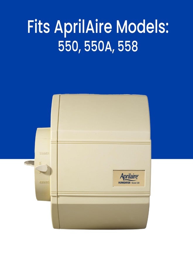 ابريليير طقم صيانة مرطب الهواء AprilAire 4793 مع لوحة مياه، موديل رقم 10، فلتر بديل لمرطب الهواء AprilAire المنزلي الكامل، موديلات: 550، 558 - Image 2
